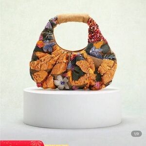 Floral Embroidered Women's Bag - Multicolor